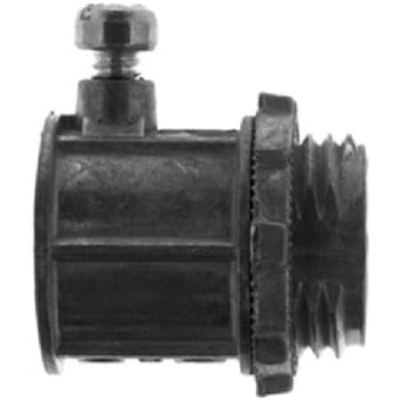 Halex Conduit Fitting Connector, 3/4 in, Set Screw 284946